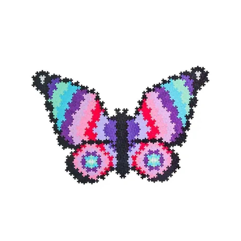 Plus Plus Butterfly Puzzle By Number